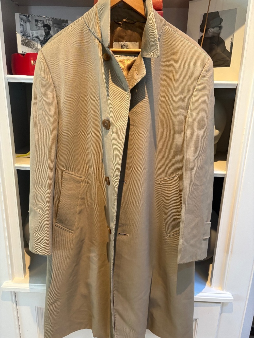 Vintage made in Canada- medium - 100 percent pure wool trench coat